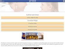 Tablet Screenshot of primecareyuma.com